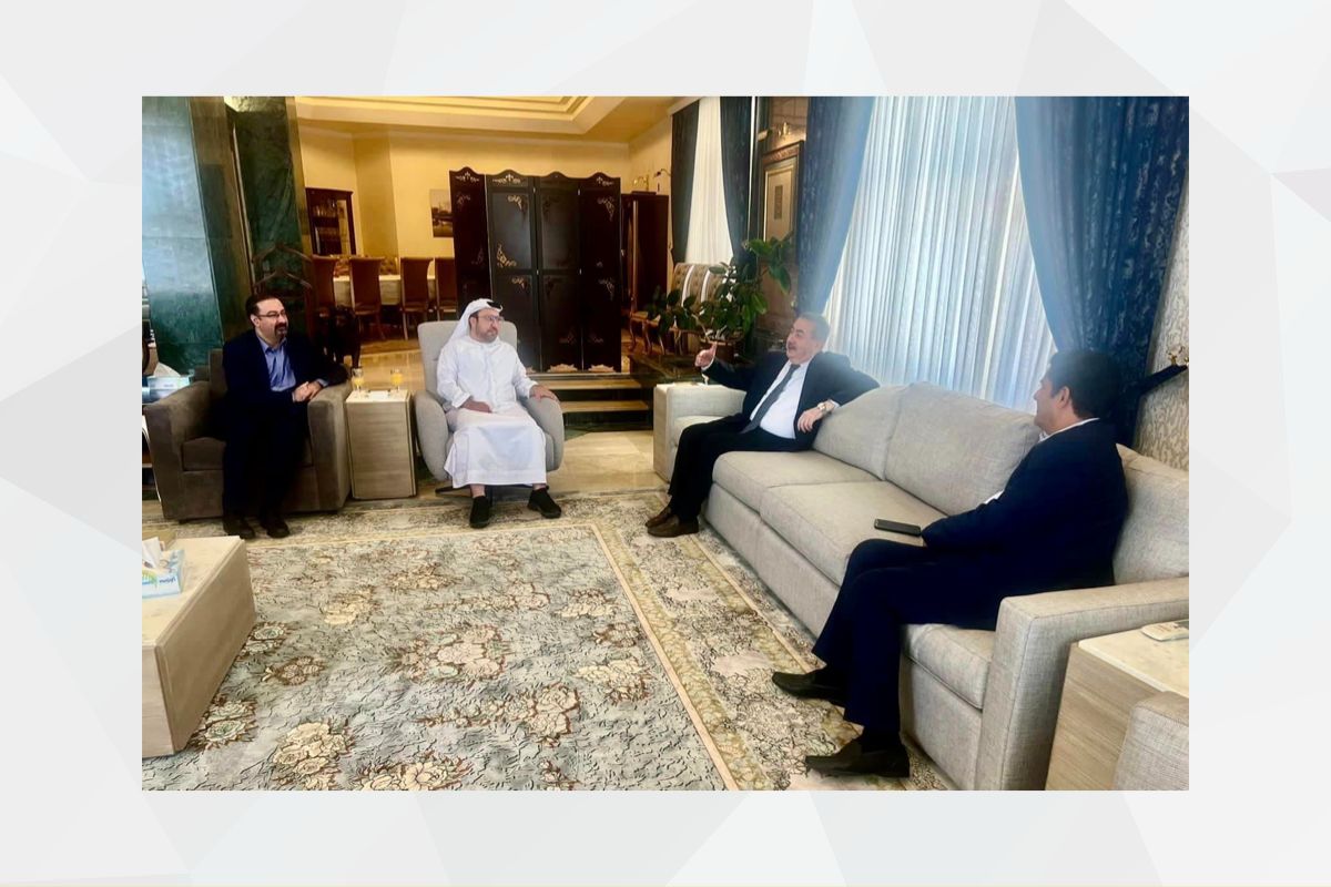 His Excellency Hoshyar Zebari, the former Iraqi Foreign Minister and current leader of the Kurdistan Democratic Party, received at his home His Excellency Ahmed Al Dhaheri, Consul General of the UAE in the Kurdistan Region of Iraq