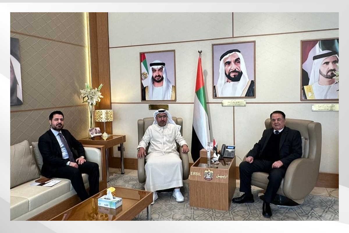 His Excellency Ahmed Al Dhaheri, Consul General of the UAE in the Kurdistan Region of Iraq, met with His Excellency Salah Mustafa Bakr, President of Vano, and Karwan Salah, Director of the company