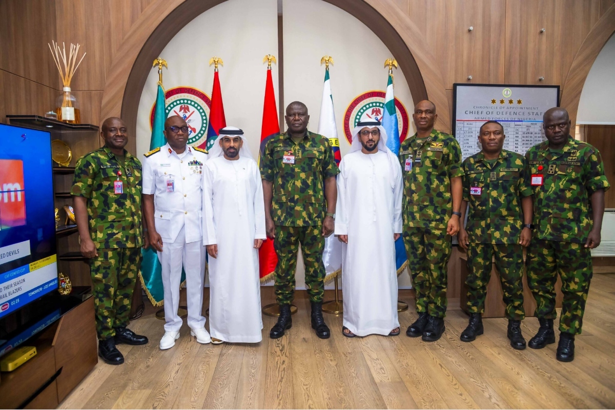 His Excellency Salem Alshamsi, Ambassador of the United Arab Emirates to the Federal Republic of Nigeria, met with His Excellency General Olufemi Oluyede, Chief of Defence Staff of Nigeria, in Abuja
