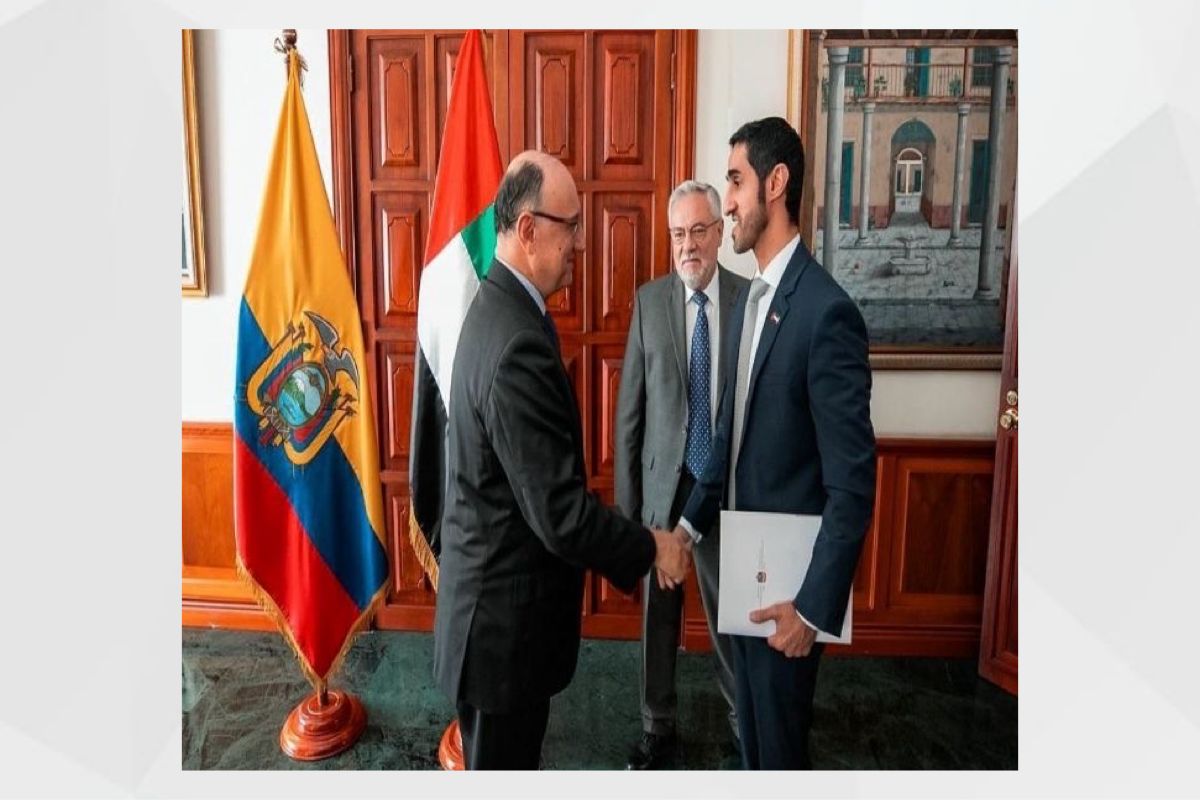 H.E. Mohamed Alshamsi, Non-Resident Ambassador Extraordinary of the UAE to Bolivia, held a meeting with H.E. Lautaro Pozo Malo, Undersecretary of Africa, Asia and Oceania of the Ministry of Foreign Affairs and Human Mobility of Ecuador.

