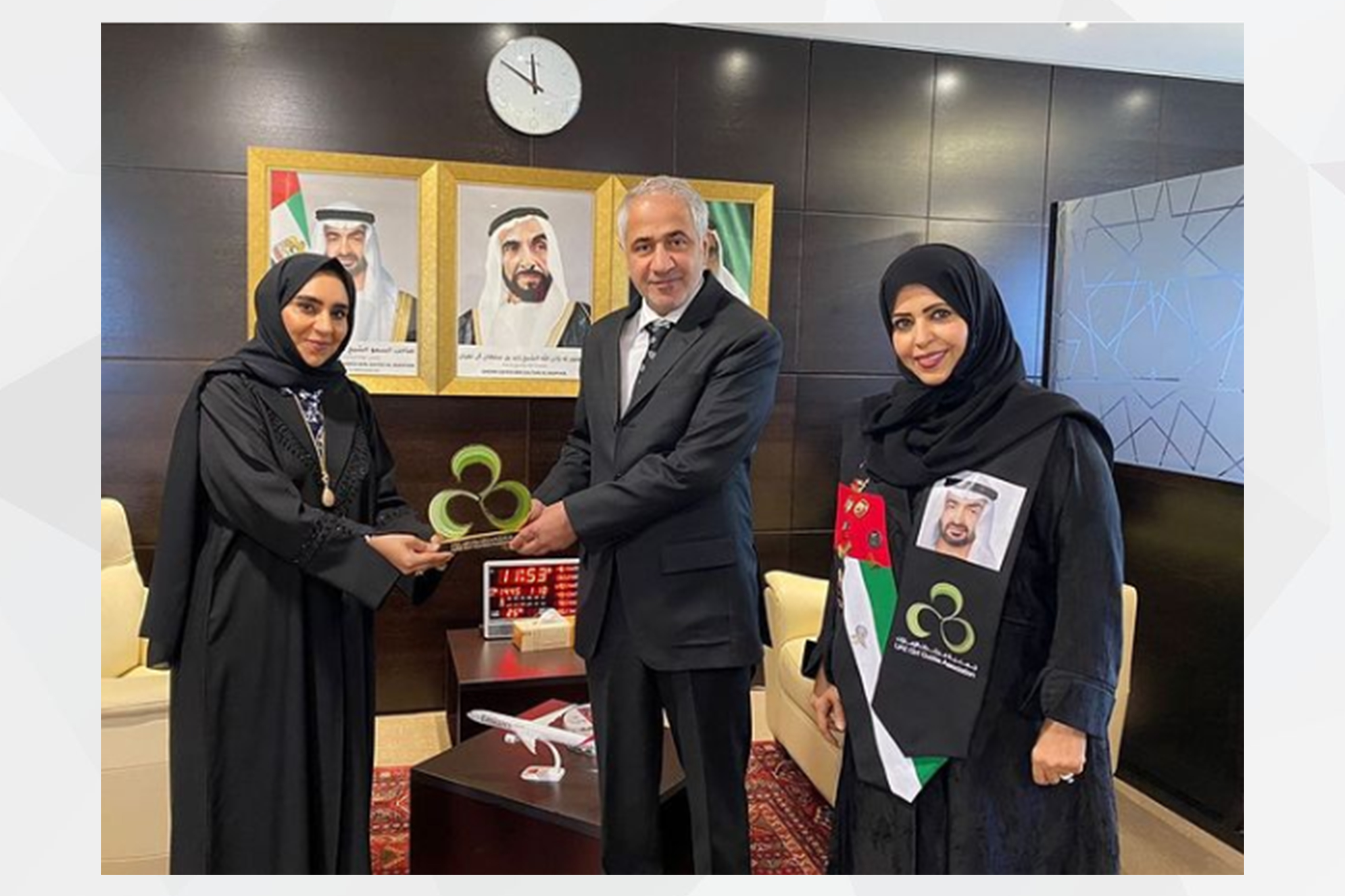 H.E. Mr. Mohammed Saif Al Shehhi, UAE Ambassador in Nicosia, received the delegation of the UAE Girl Guides Association (UAEGGA) participating in the 38th World Association of Girl Guides and Girl Scouts (WAGGGS) World Conference