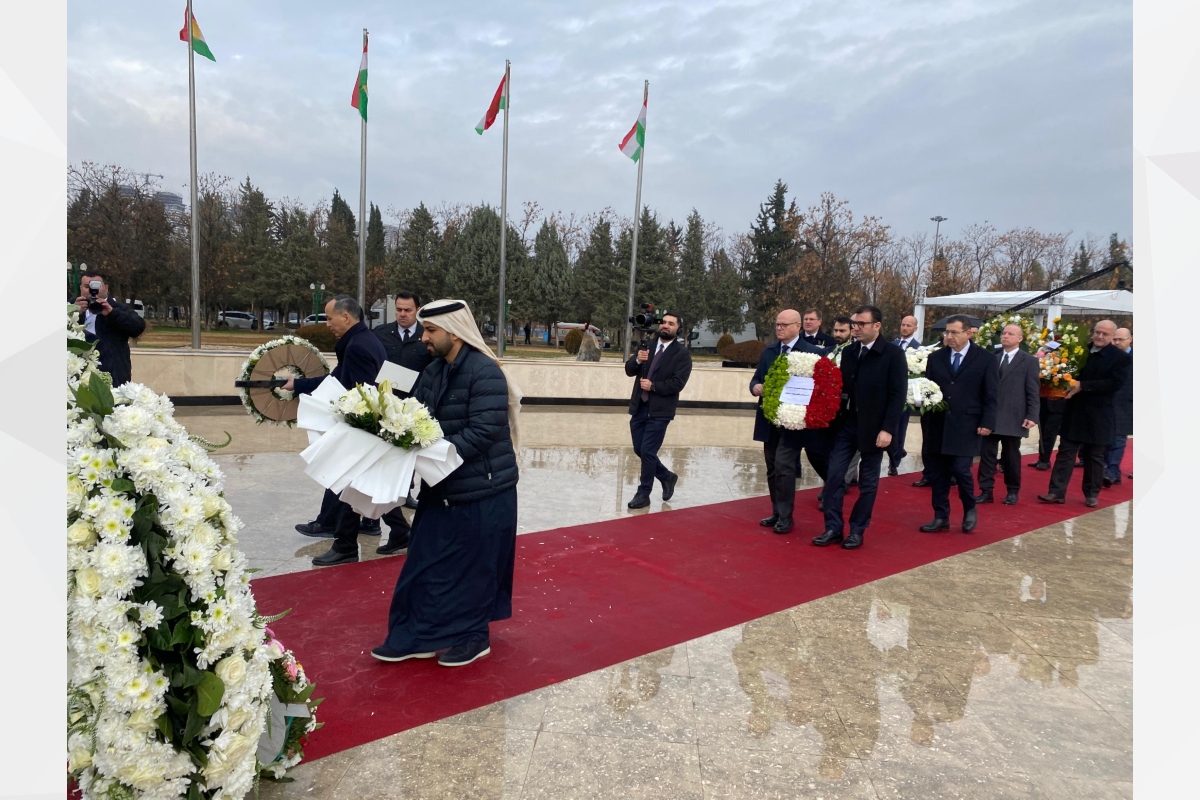 The UAE Consul General in the Kurdistan Region of Iraq participates in the commemoration ceremony for the victims of February 1st