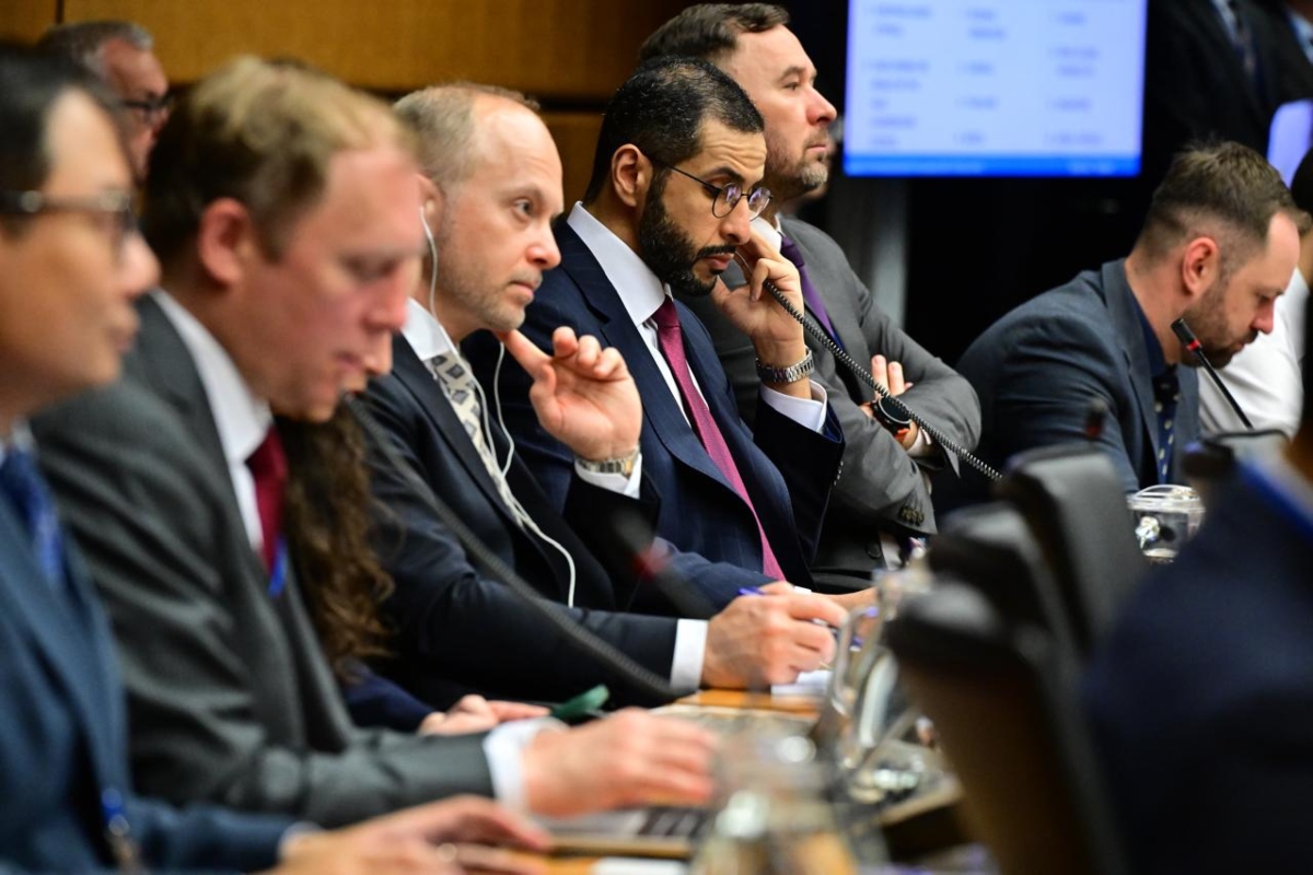ألقى سعادة عبدالله بالعلاء، مساعد وزير الخارجية لشؤون الطاقة والاستدامة، كلمة الدولة خلال الاجتماع الاستثنائي لمجلس محافظي الوكالة الدولية للطاقة الذرية،