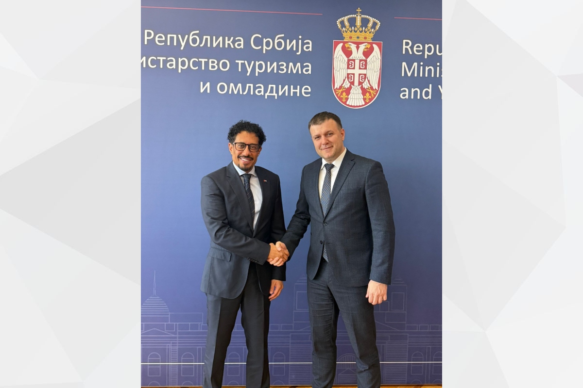 H.E. Ahmed Hatem Almenhali, Ambassador of the United Arab Emirates in Belgrade, met with H.E. Husein Memic, Minister of Tourism and Youth of the Republic of Serbia.

