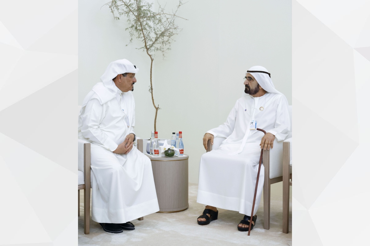 His Highness Sheikh Mohammed bin Rashid Al Maktoum, Vice President and Prime Minister of the UAE and Ruler of Dubai, met His Highness Sheikh Ahmad Abdullah Al-Ahmad Al-Sabah