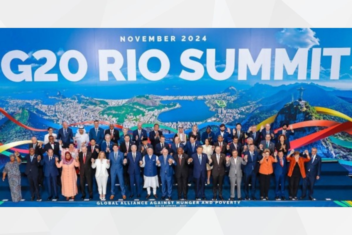 Por ocasião da Cúpula de Líderes do G20, realizada no Rio de Janeiro entre os dias 18 e 19 de novembro de 2024, Sua Alteza Xeque Khaled bin Mohamed bin Zayed Al Nahyan, Príncipe Herdeiro de Abu Dhabi, foi recebido pelo Excelentíssimo Presidente Luiz Inácio Lula da Silva.

