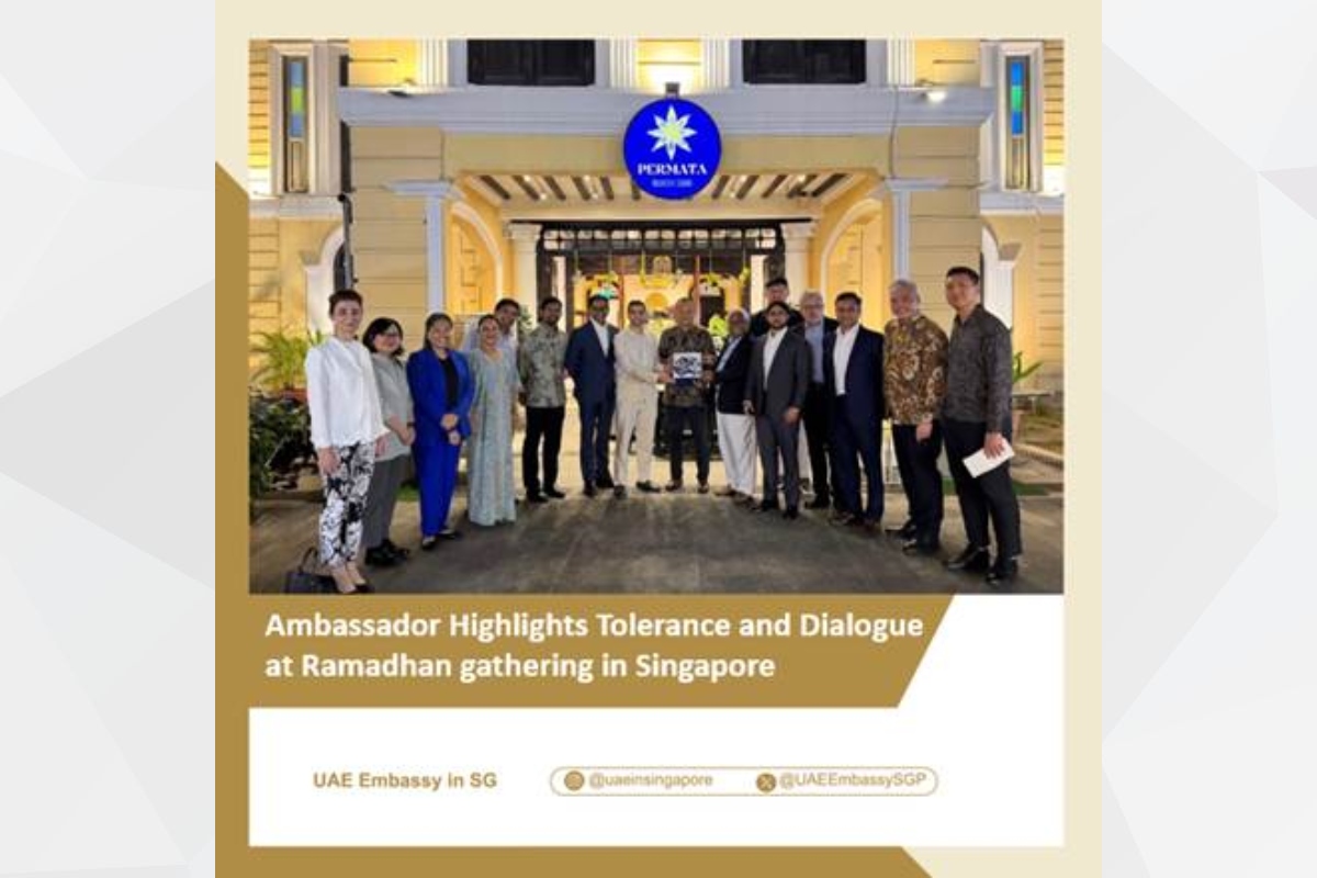 H.E. Jamal Abdulla AlSuwaidi, UAE Ambassador to Singapore, attended a Ramadhan event with political figures