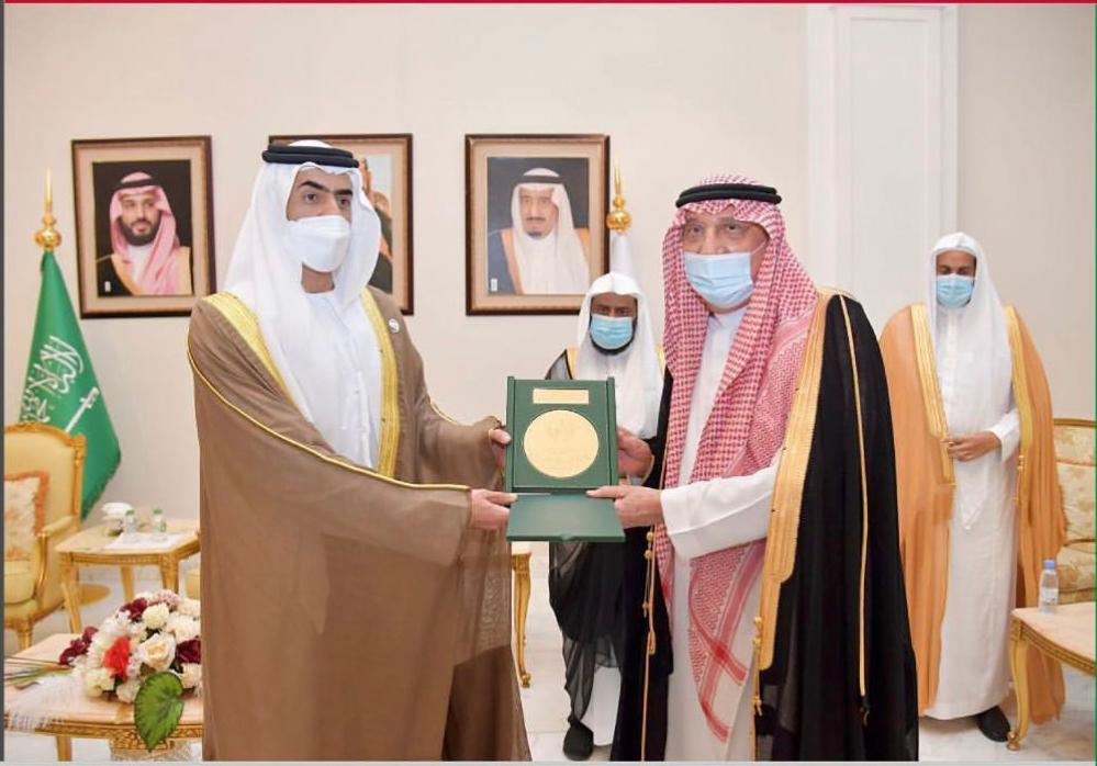 صاحب السمو الملكي الأمير محمد بن ناصر بن عبدالعزيز أمير منطقة جازان استقبل سعادة السفير الشيخ نهيان بن سيف آل نهيان.