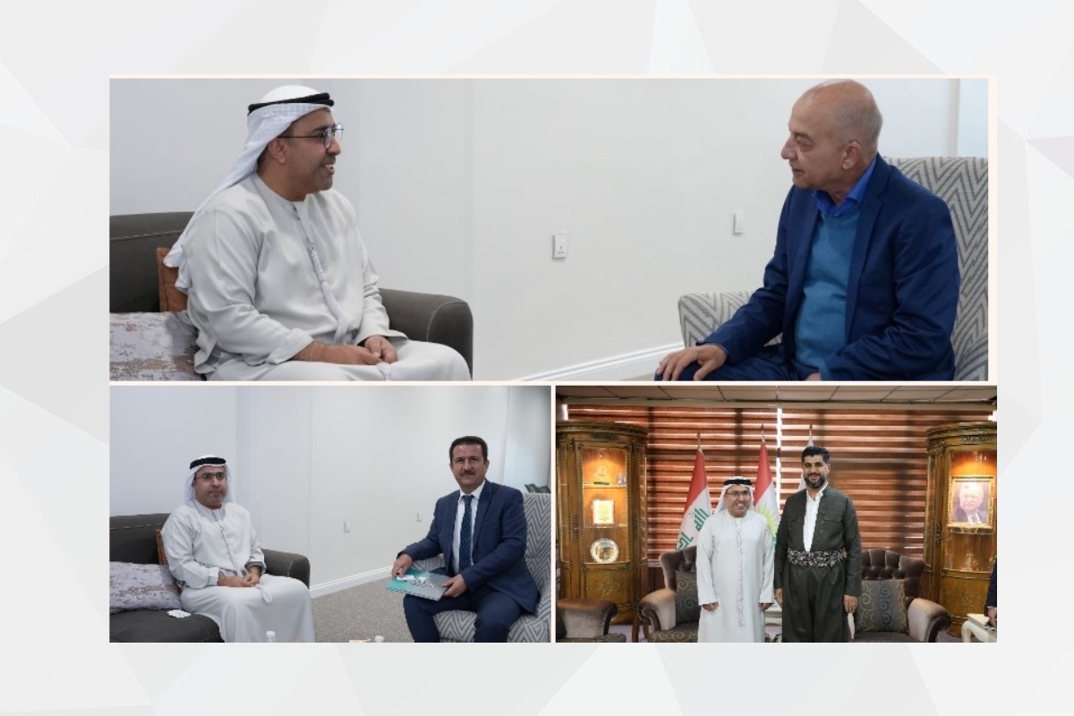 During his visit to Sulaymaniyah Governorate, His Excellency Ahmed Al Dhaheri, Consul General of the UAE in the Kurdistan Region of Iraq, met with a number of heads of investment and commercial companies operating in the governorate