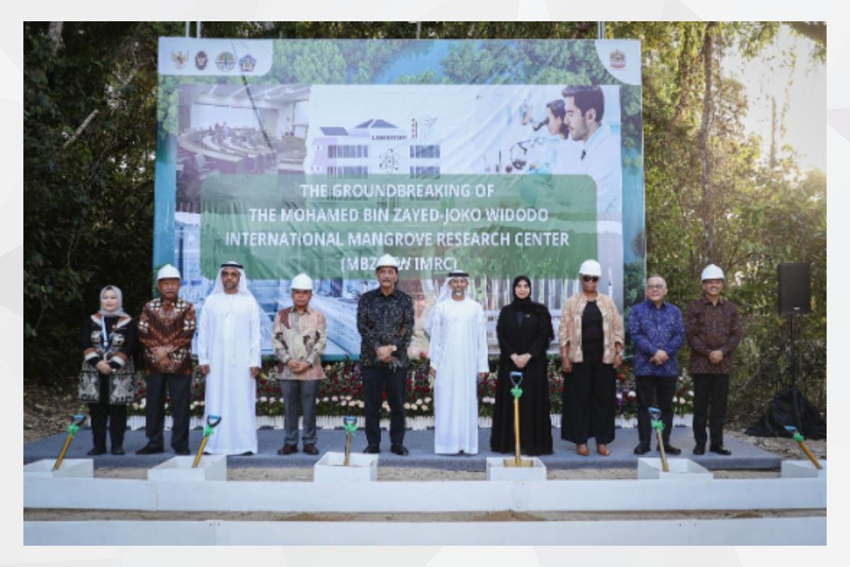 The UAE has achieved a significant milestone in climate action with the groundbreaking of the Mohamed bin Zayed-Joko Widodo International Mangrove Research Centre on the island of Bali, in collaboration with the Republic of Indonesia.  
