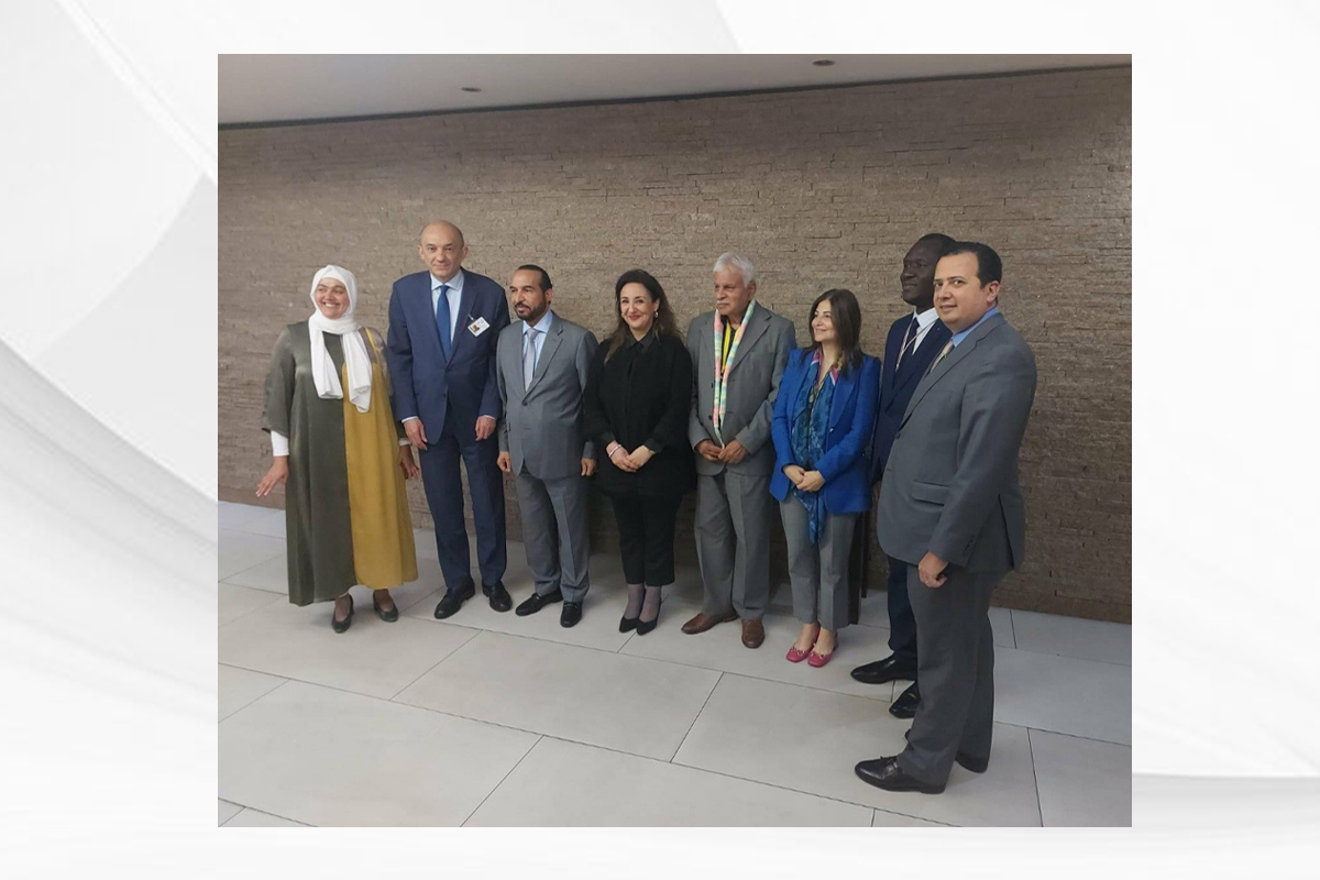 استقبل سعادة السفير محش سعيد الهاملي، بصفته عميد السلك العربي ومشاركة سعادة / محمدن ولد داده سفير جامعة الدول العربية لدى بريتوريا