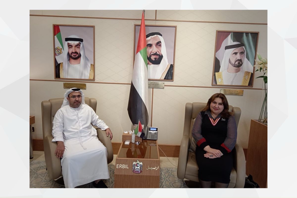 His Excellency Ahmed Al Dhaheri, Consul General of the United Arab Emirates in the Kurdistan Region of Iraq, met with His Excellency Shilan Khalil, representative of the Minister of Education of the Regional Government