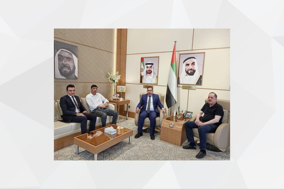His Excellency Ahmed Al Dhaheri, Consul General of the UAE to the Kurdistan Region of Iraq, met with His Excellency Abdul Khaleq Al Ameri, Director of the Iraq branch of the Emirati Company TAQA operating in the oil sector