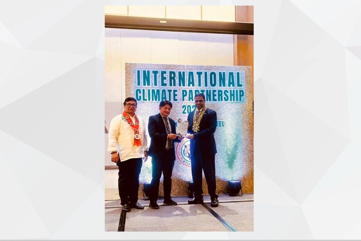 Mr. Obaid Al Shehhi, First Secretary of the UAE Embassy in the Philippines, attended the Philippine Climate Change Commission (CCC)’s International Climate Change Partnership