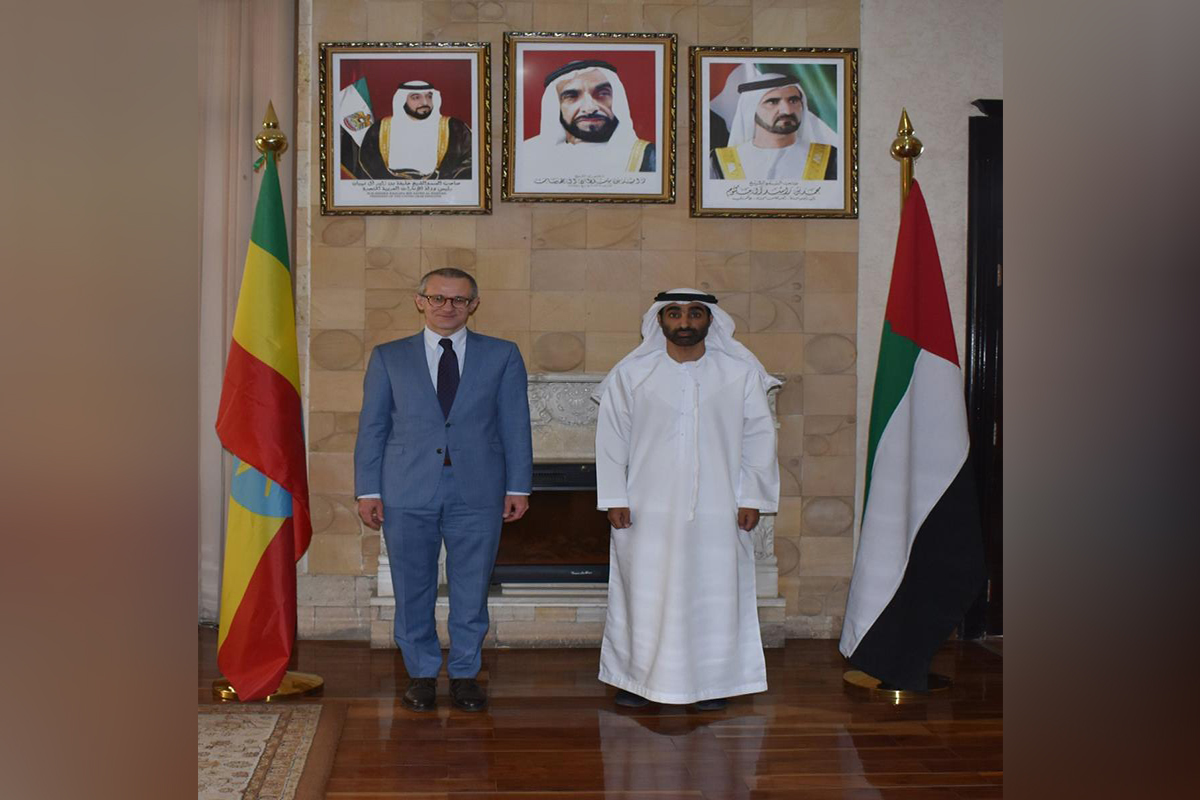 H.E Mohamed AlRashedi, UAE Ambassador to Ethiopia, received in his office, H.E Przemyslaw Bobak, Ambassador of Poland to Ethiopia