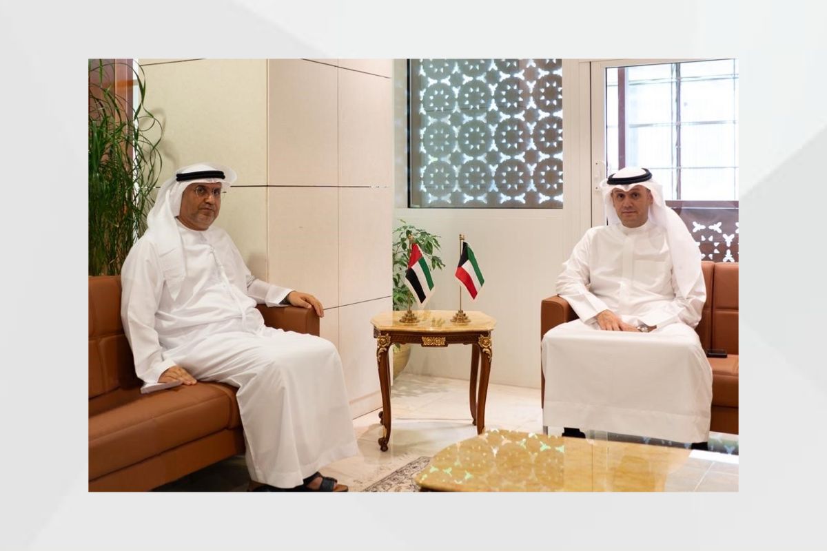 Kuwaiti Minister of Finance, His Excellency Fahad Al-Jarallah, received His Excellency UAE Ambassador to Kuwait Dr. Matar Hamed Al Neyadi