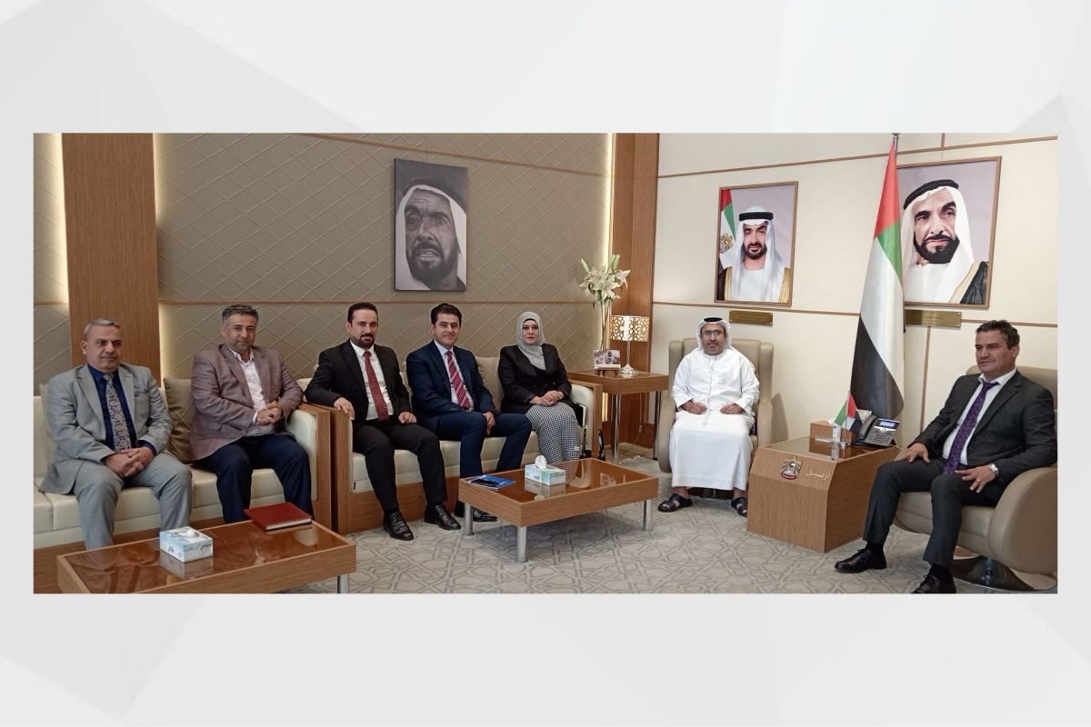 His Excellency Ahmed Al Dhaheri, Consul General of the UAE in the Kurdistan Region of Iraq, received a delegation from the Kurdistan Regional Government, which included a number of general directors and advisors in the Ministries of Justice