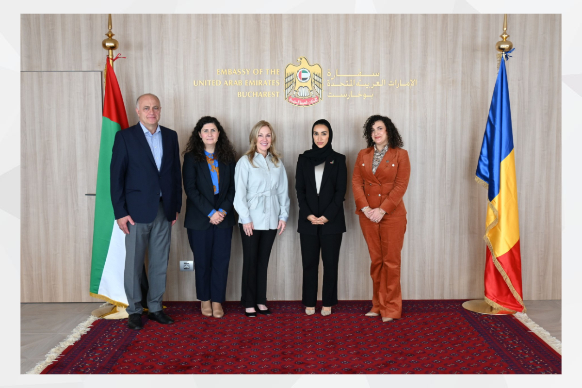ing. Mahrah Ali Al Shaya – Adjunct al șefului de misiune în cadrul Ambasadei Emiratelor Arabe Unite în România a avut o întâlnire cu reprezentanții Organizației Special Olympics, respectiv cu domnul/ Cristian Ispas – Director Național al Fundației Special Olympics din România, cu doamna/ Emilia Ispas – Director de Program al Fundației din România, precum și cu doamna/ Jacqueline Jodl -  director al departamentului Global Youth and Education la Special Olympics, dar și cu doamna/ Vasalin Al-Samrani - Vicepreședinte al Centrului Internațional pentru Integrare în Educație din Abu Dhabi. 