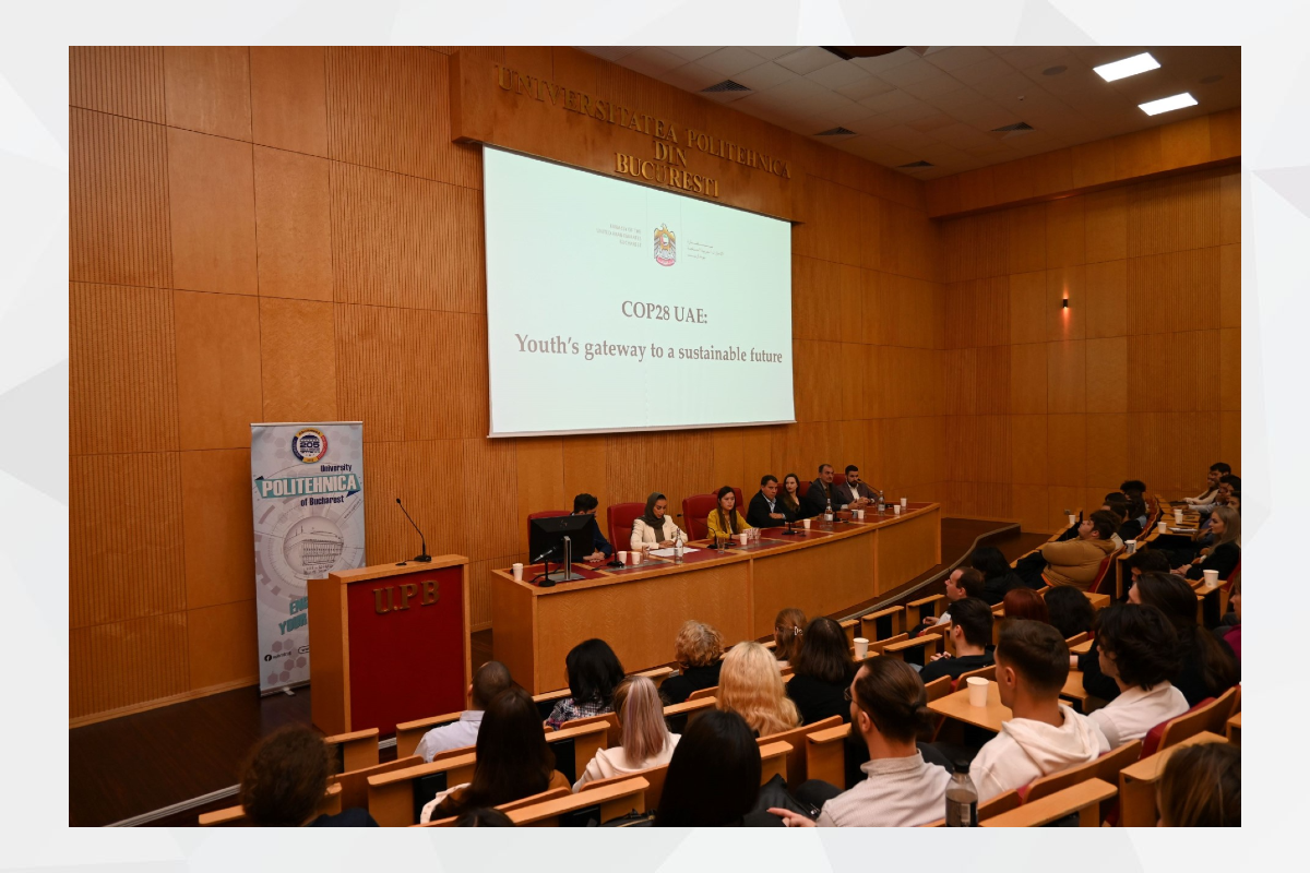 Eng. Mahrah Ali Al Shaya/ Chargé d’Affaires in the Embassy of the United Arab Emirates to Romania attended the 2nd edition of the Climate Change Summit (CCS), which was held in the Romanian capital Bucharest, between 19th and 20th October, 2023, where the diplomat delivered a speech on COP 28 - which was hosted by the United Arab Emirates, at Expo City Dubai, between 30thNovember and 12th December, 2023.