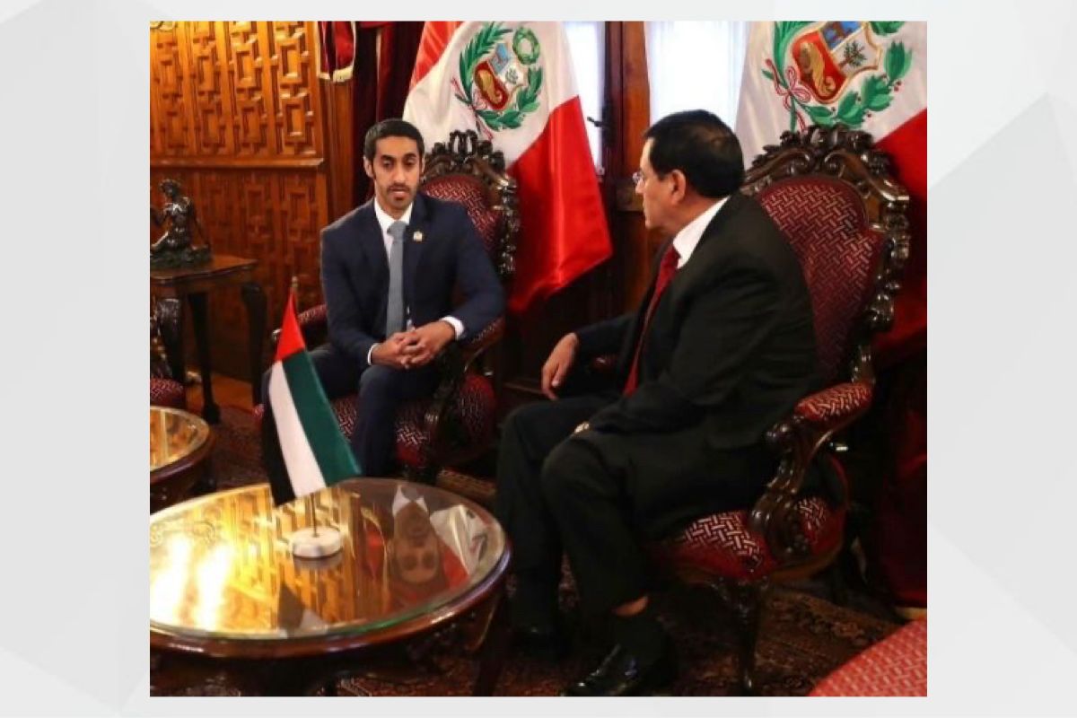 H.E. Mohamed Alshamsi, UAE Ambassador to Peru held a meeting with H.E. Alejandro Soto, President of the Congress of Peru.