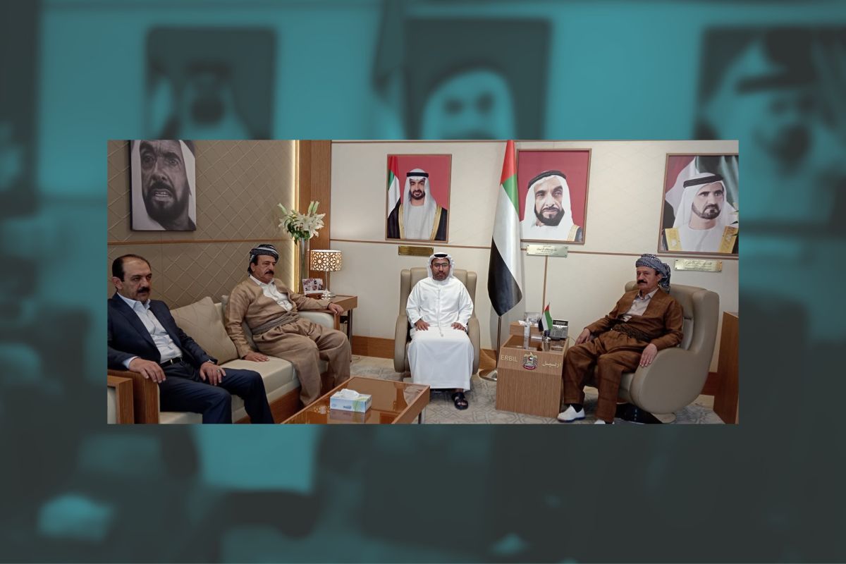 His Excellency Ahmed Al-Dhaheri, Consul General of the UAE in the Kurdistan Region of Iraq, received Sheikh Nawzad Anwar Betwatah,