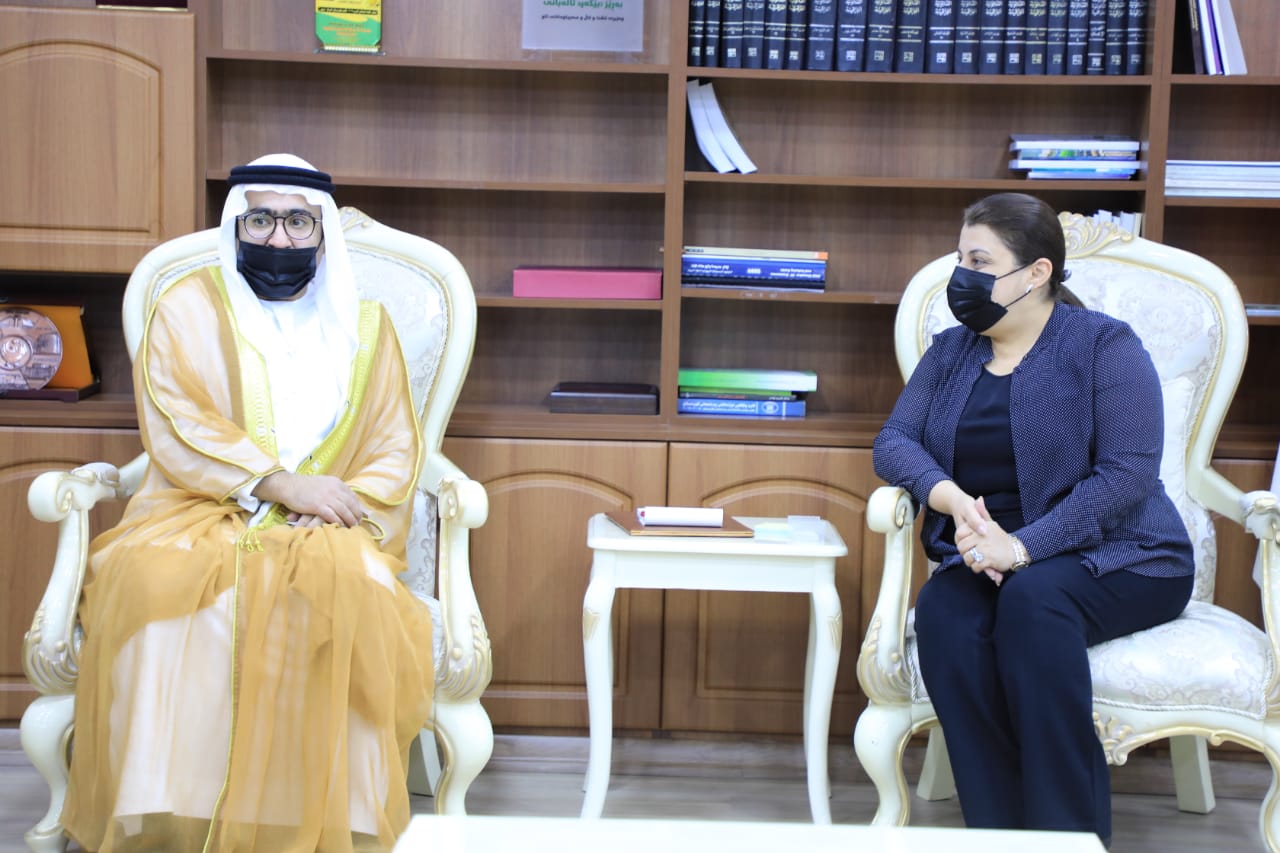 His Excellency Ahmed Al Dhaheri, Consul General of the UAE to the Kurdistan Region of Iraq, met with His Excellency Bekred Dilshad Talabani, Minister of Agriculture and Water Resources in the Kurdistan Region. During the meeting, they discussed the distinguished relations between the UAE and the Republic of Iraq, and in particular the Kurdistan region, and giving attention to the field of investment and trade and giving priority to the agricultural sector.