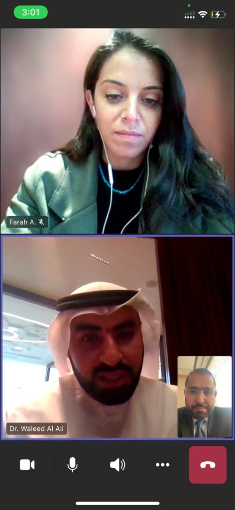 His Excellency Ahmed Ibrahim Al Dhaheri, Consul General of the UAE to the Kurdistan Region of Iraq, participated in a meeting coordinating the developments of implementing the digital school initiative of the Mohammed bin Rashid Al Maktoum Global Initiatives Foundation in the Kurdistan Region of Iraq.